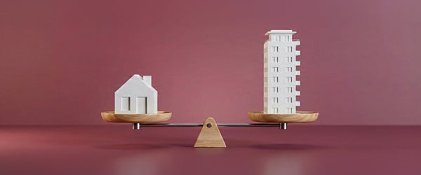 First home buyer decisions: Apartment or a house on land?