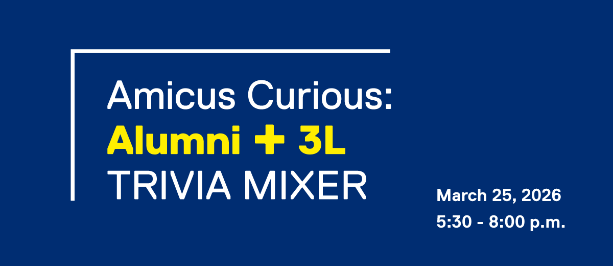 Setting the bar. Alumni Reunion