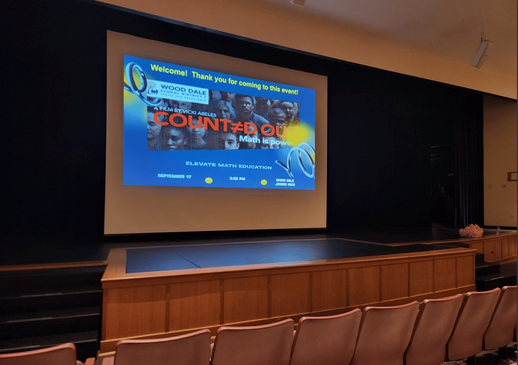 Wood Dale 7 Counted Out presented in an autitorium