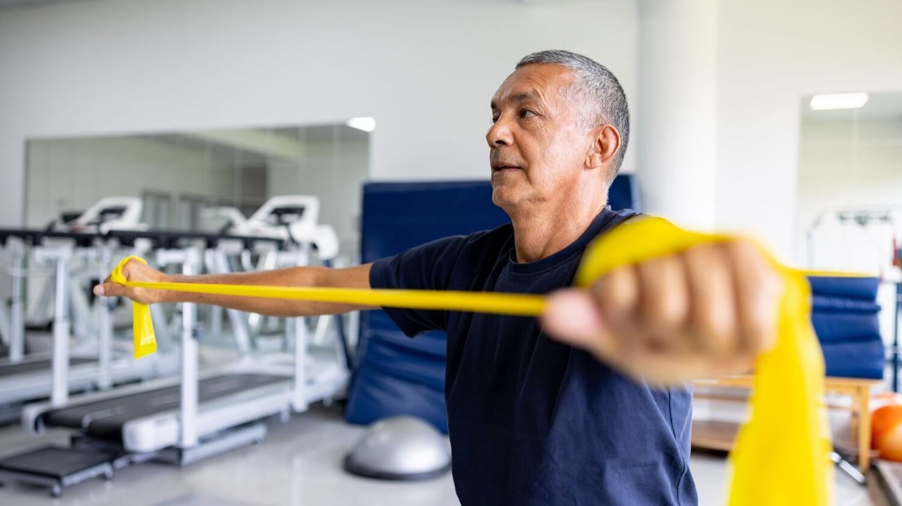 Pasyan gason nan terapi fizik