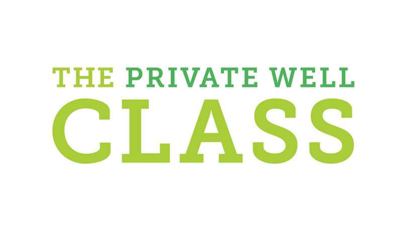 Private Well Class text logo.
