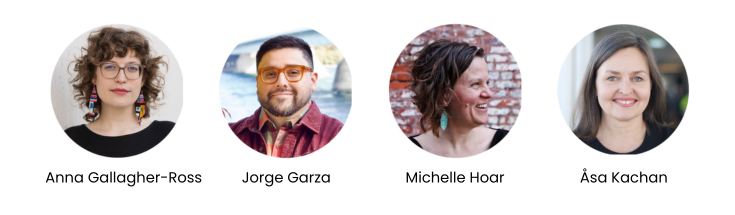 Images of Anna Gallagher-Ross, Jorge Garza, Michelle Hoar, Asa Kachan Images of Anna Gallagher-Ross, Jorge Garza, Michelle Hoar, Asa Kachan