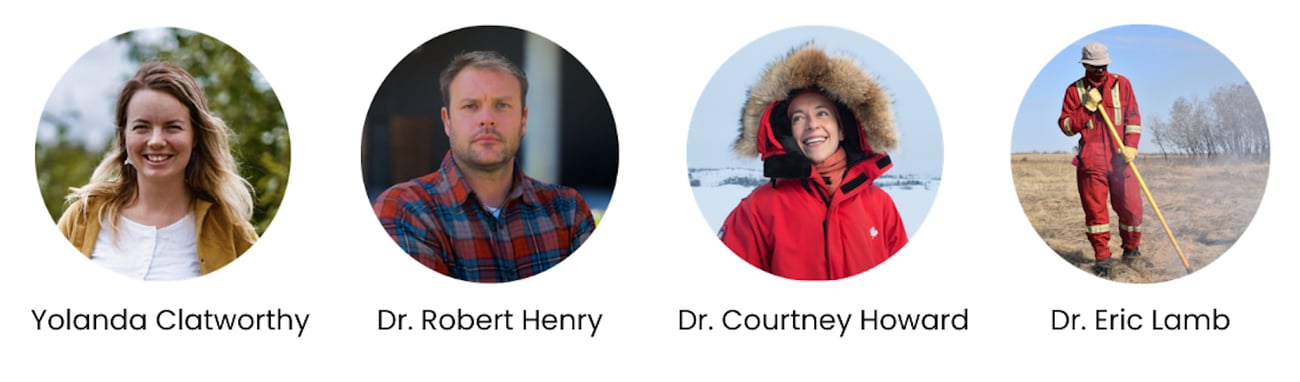 Images of Yolanda Clatworthy, Dr. Robert Henry, Dr. Courtney Howard, Dr. Eric Lamb