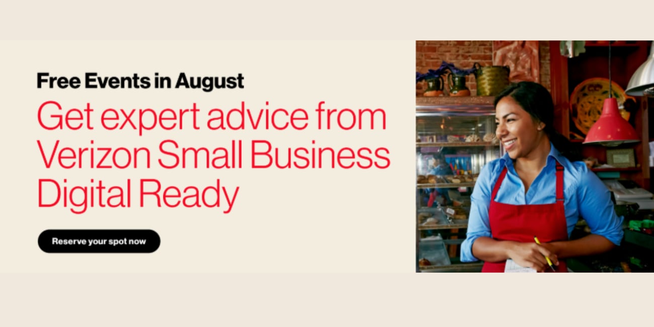 Verizon Small Business Digital Ready Sign Up
