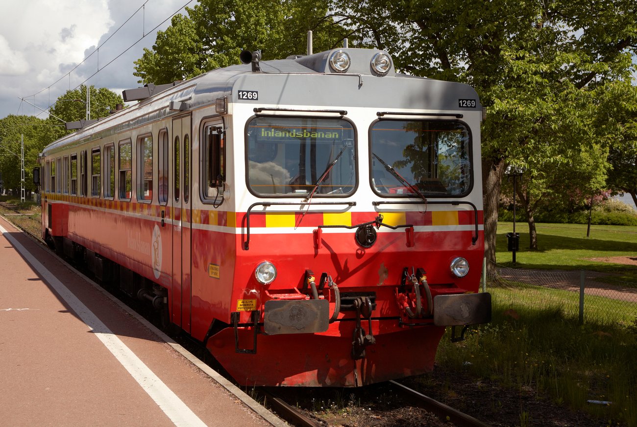 Rälsbuss Inlandsbanan, foto: Roland Magnusson, Mostphotos