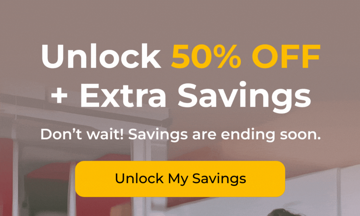 Unlock 50% Off + Extra Savings