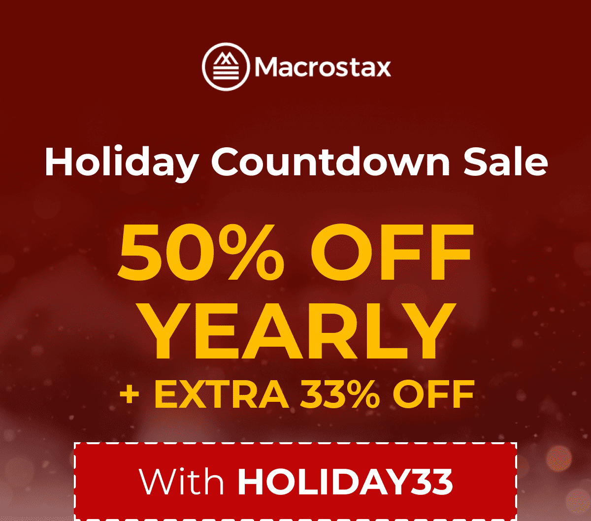 Holiday Savings Start Now