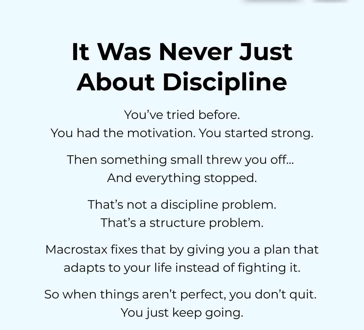 It Was Never Just About Discipline
