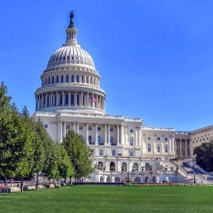 United States Capitol building located in Washington, D.C.