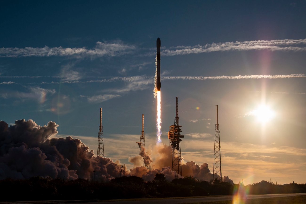 Space Development Agency satellites made by L3Harris launched to orbit February 14, 2024, from Cape Canaveral, Florida, aboard a SpaceX Falcon 9 rocket. Credit: SpaceX