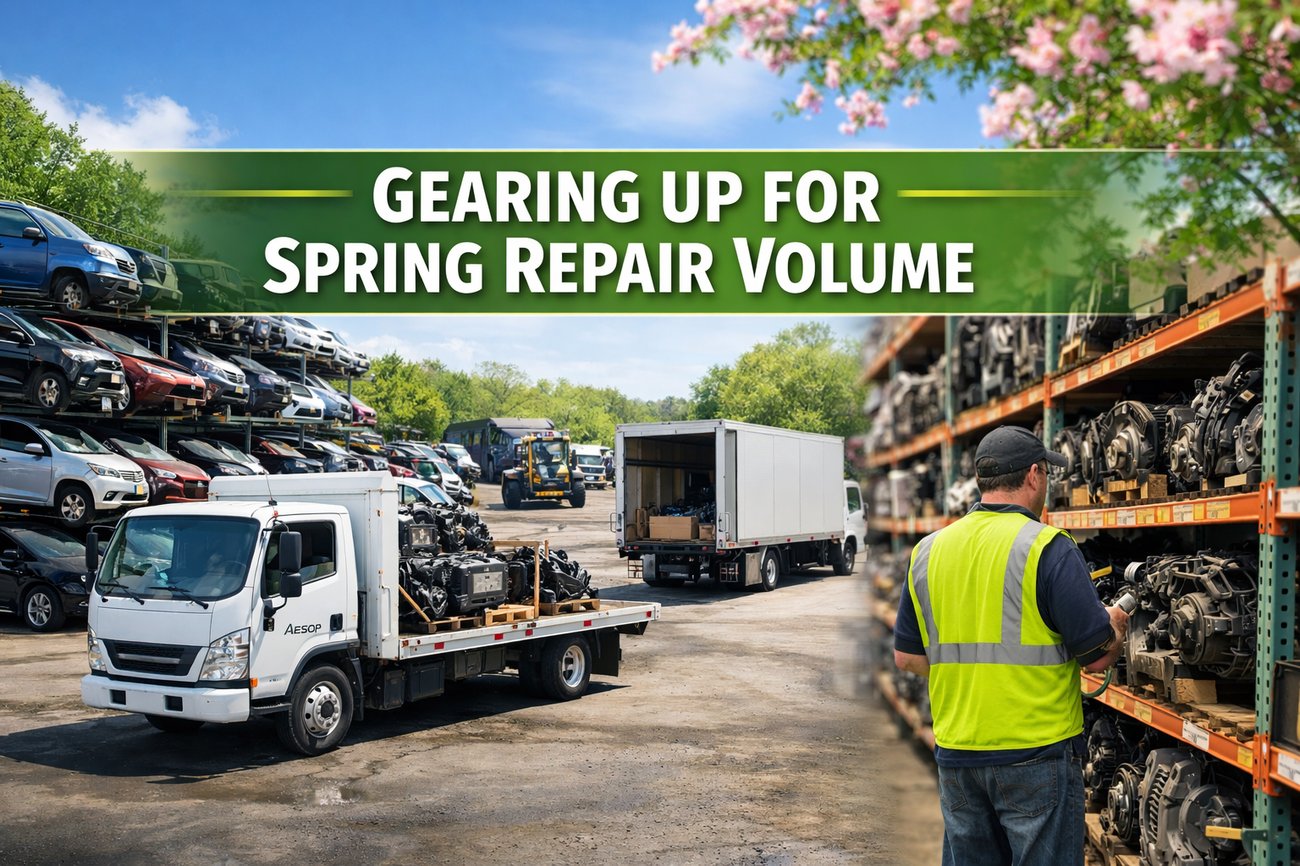 Gearing up for spring repair volume at Aesop Auto Parts