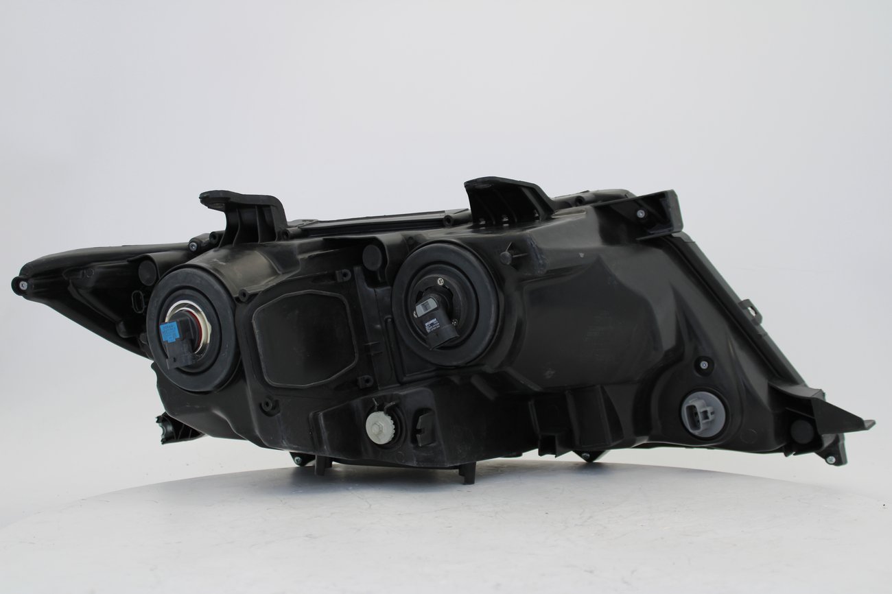 Remanufactured headlamp rear view