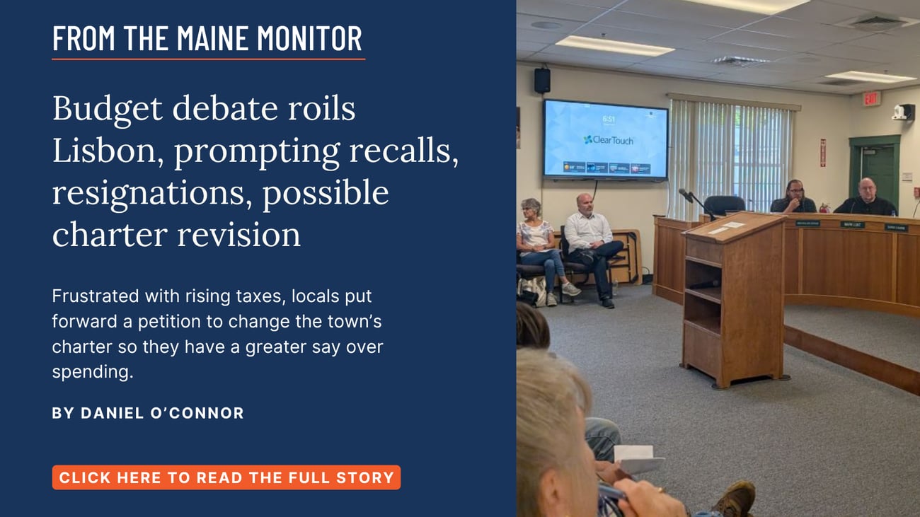 Budget debate roils Lisbon, prompting recalls, resignations, possible charter revision. Frustrated with rising taxes, locals put forward a petition to change the town’s charter so they have a greater say over spending. Read this story by Daniel O'Connor.