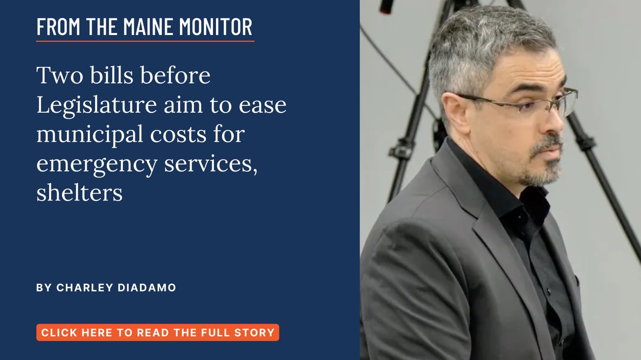 Two bills before Legislature aim to ease municipal costs for emergency services, shelters. Read this story by Charley DiAdamo.