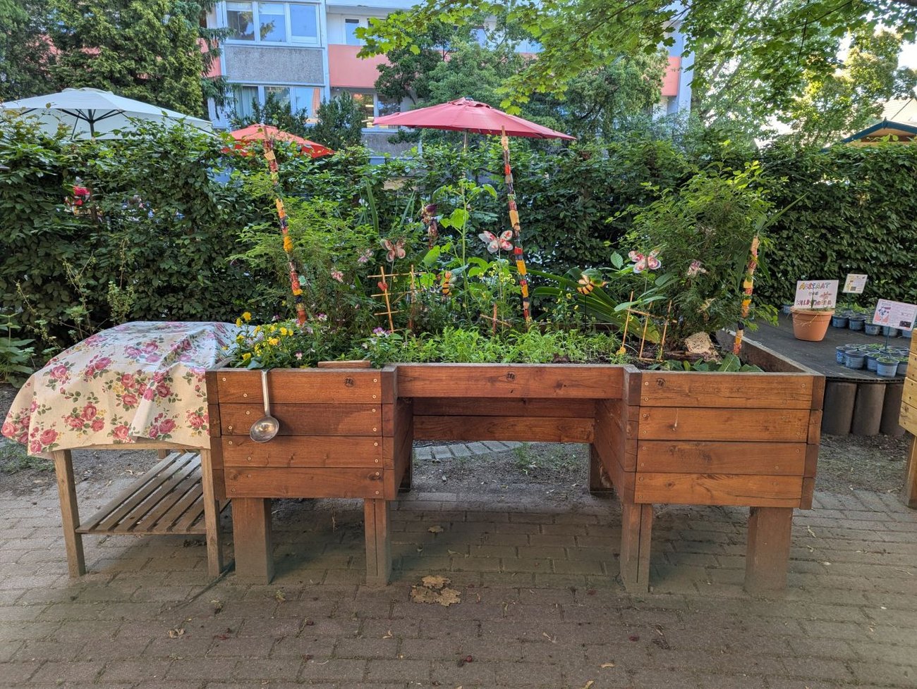 Foto eines unterfahrbaren Beetes