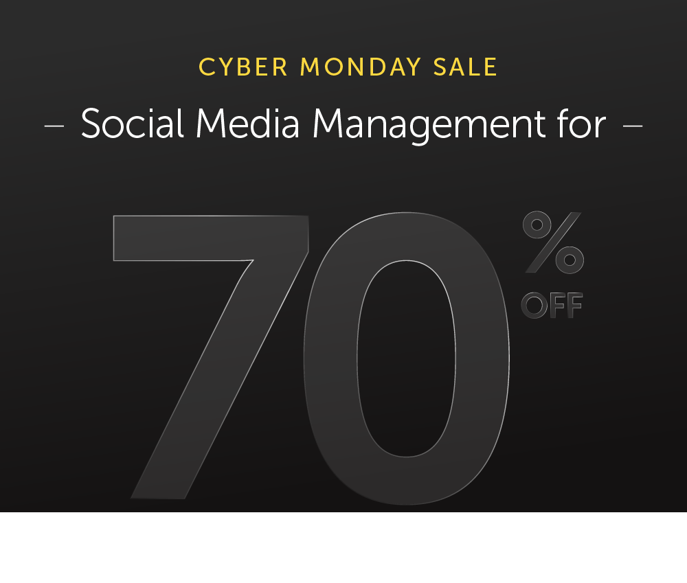 BLACK FRIDAY! Our Social Media Management Tool is 70% OFF! Get The Deal.