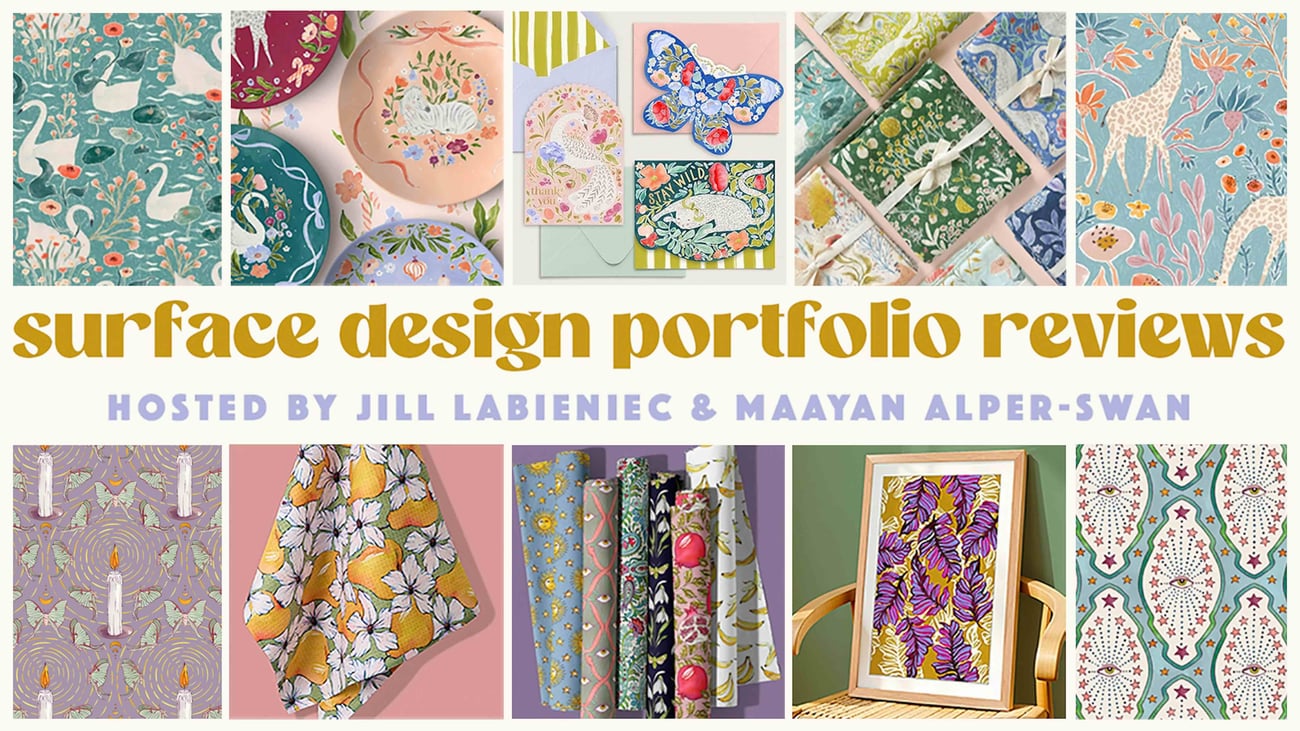 ABA Surface Design Portfolio Review banner