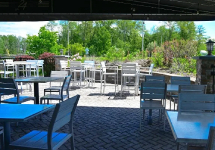 a restaurant patio