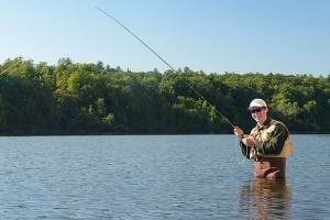 man fly fishing man fly fishing