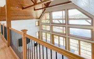 loft and windows in house