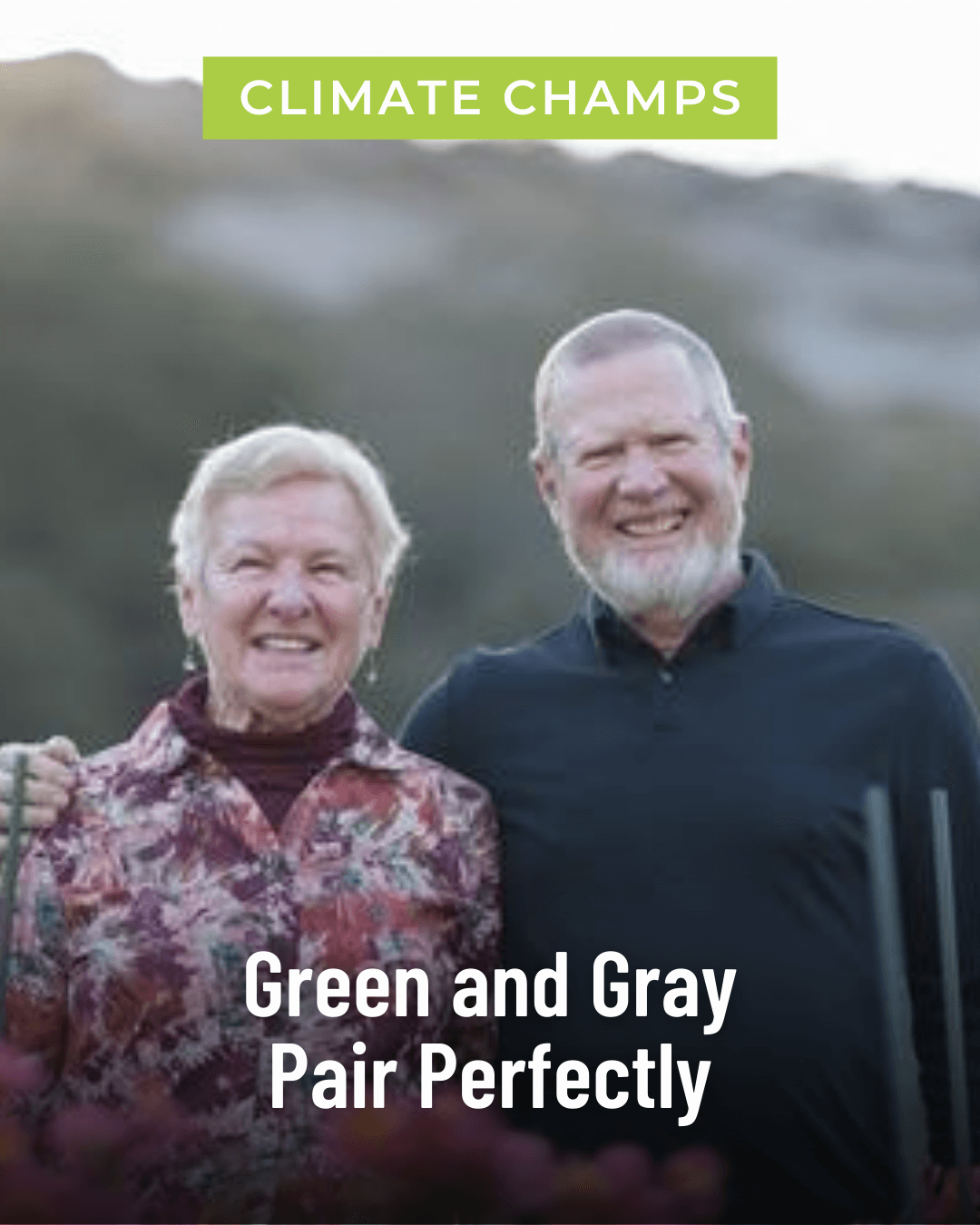 Green and Gray Pair Perfectly