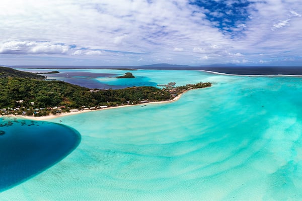 Combiné 5 îles Polynésie, charme des îles