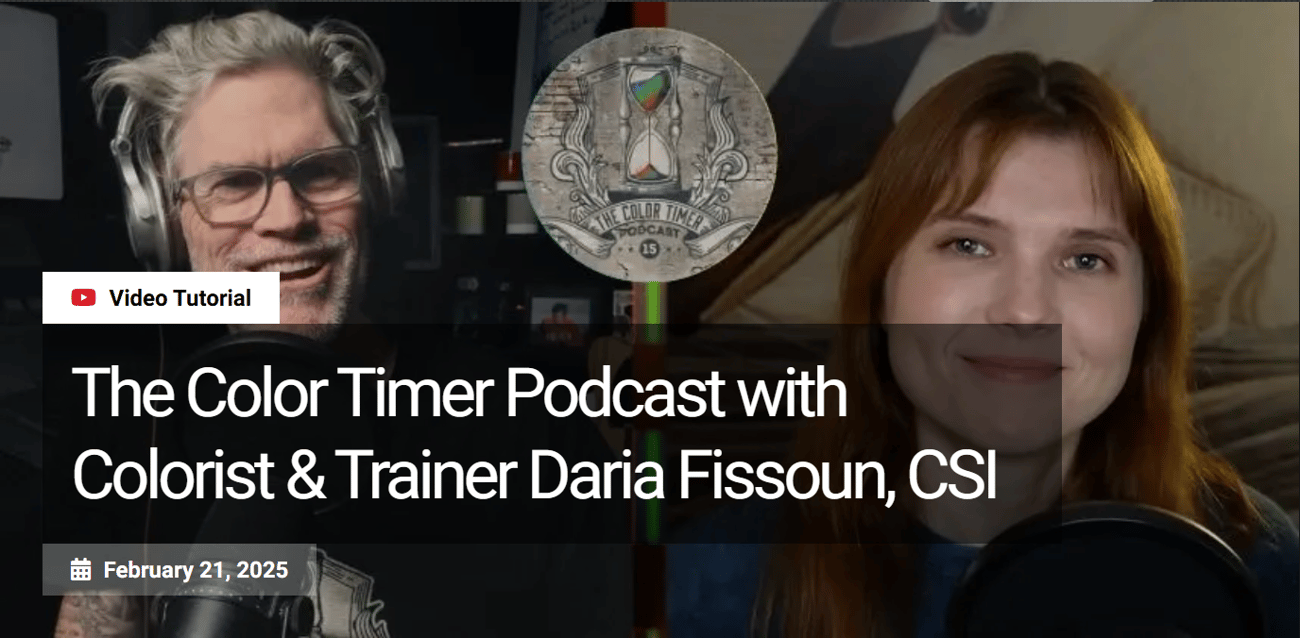 The Color Timer Podcast with Colorist & Trainer Daria Fissoun, CSI