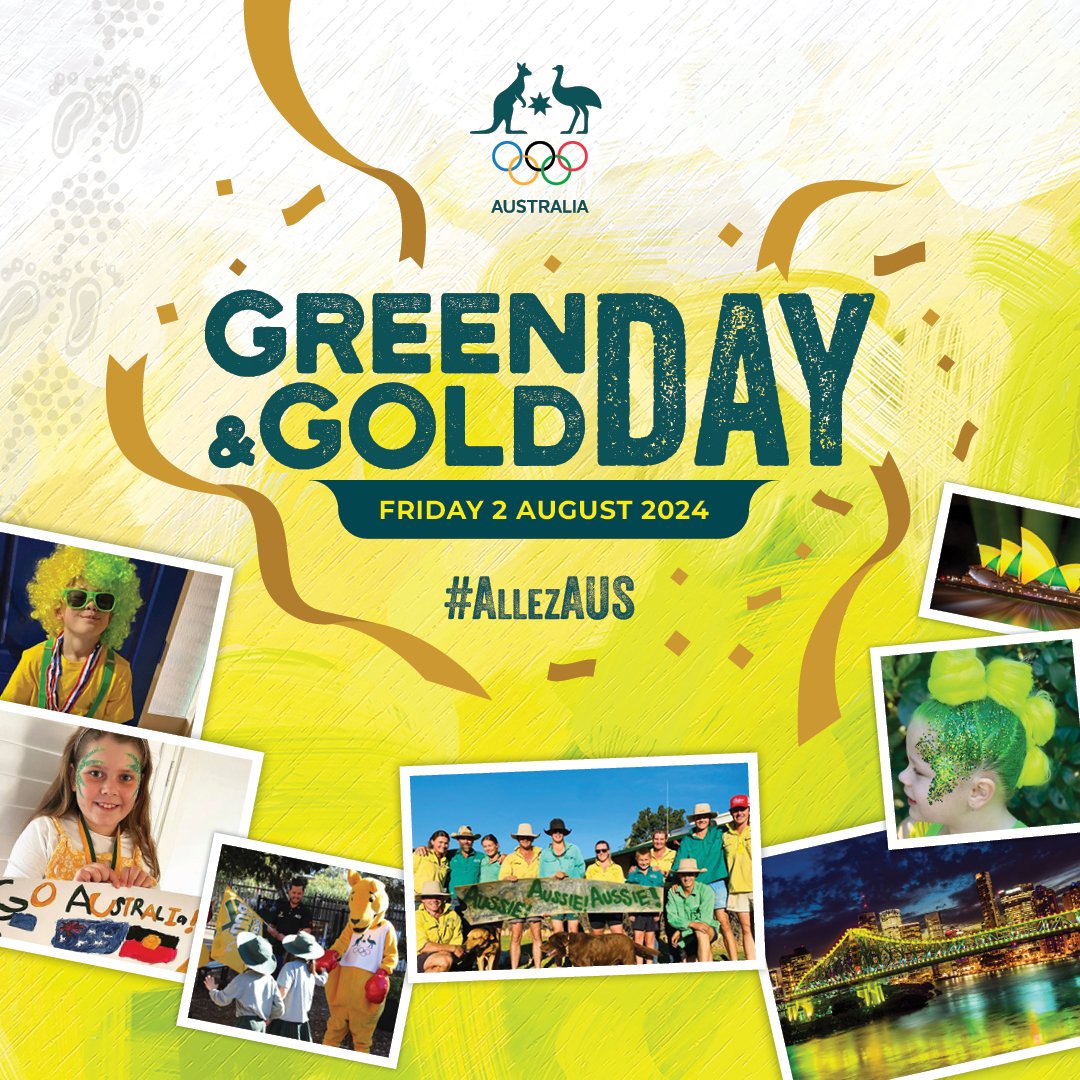 Australian Olympics Green and Gold Day