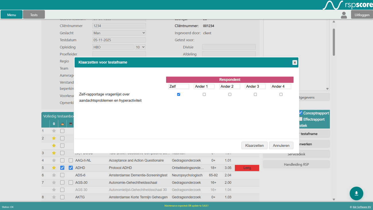 Tests klaarzetten voor digitale afname