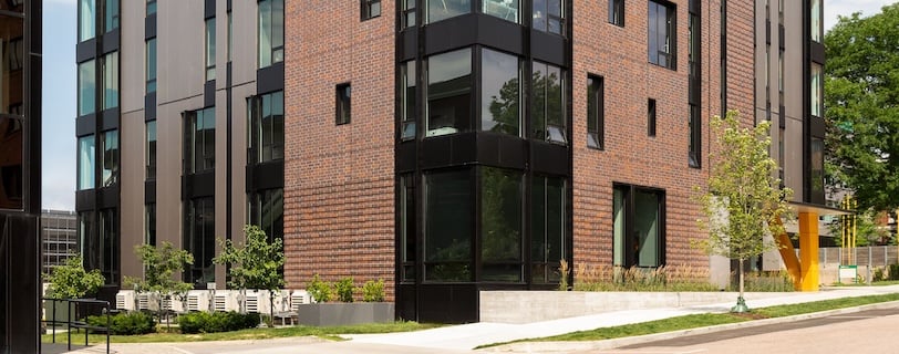 Exterior and Interior Metal Designs Provide the Perfect Solution for Louisville High School Media Center