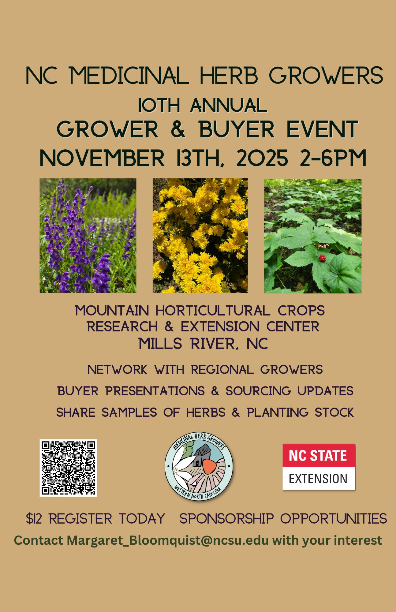 Jeannie Dunn of Red Moon Herbs addresses a group of herb growers and buyers at the 2024 gathering.