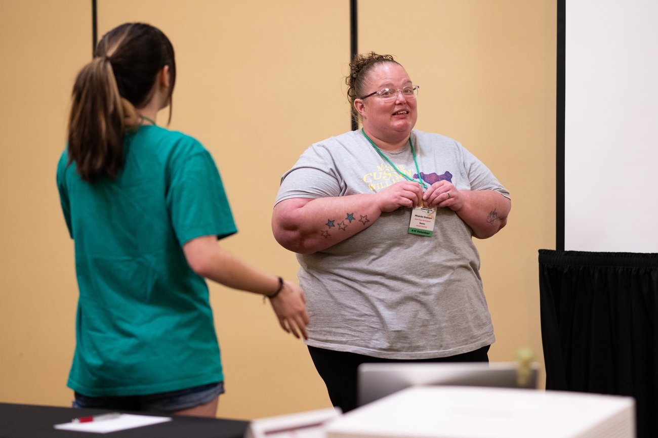 Volunteer Leader Speaking at Conference