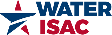 The logo of the non-profit organization WaterISAC.