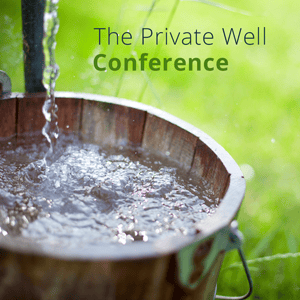 The promotional graphic for the Private Well Conference.