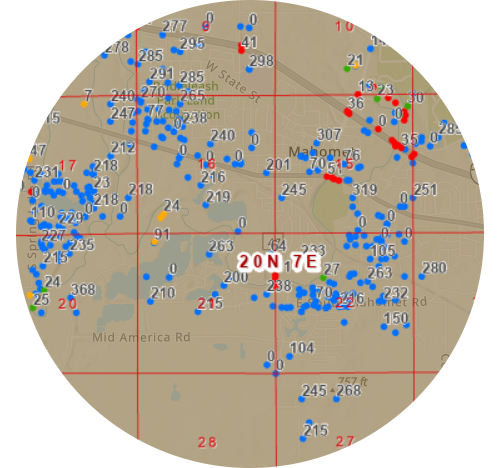 A map, to represent local data.