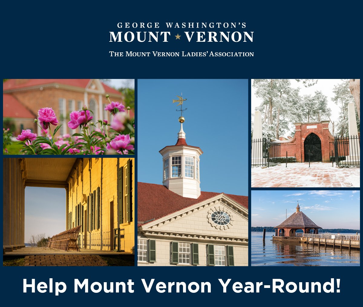 Help Mount Vernon Year-Round!