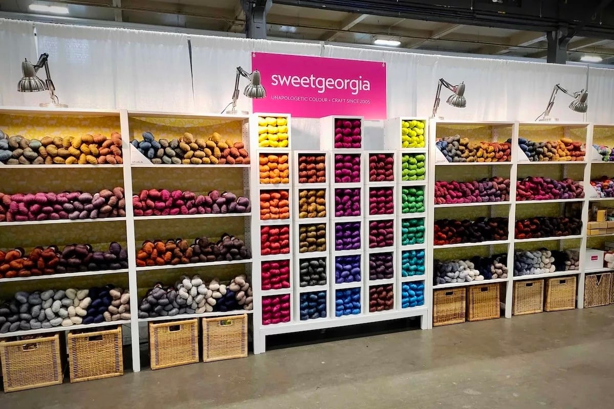 Past SweetGeorgia Booth and Knit City