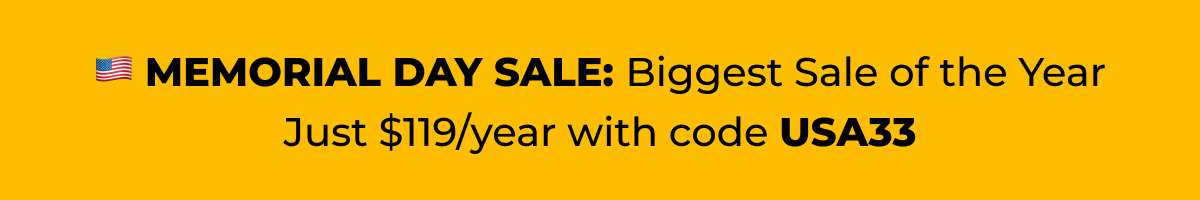 Memorial Day Sale