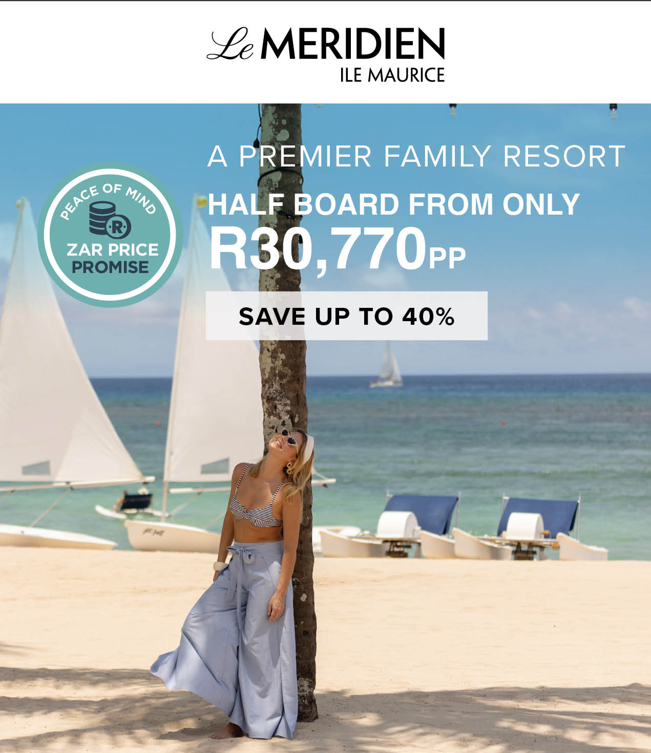 A Premier Family Resort - 5* Le Meridien Ile Maurice - Half Board from only R30,770pp