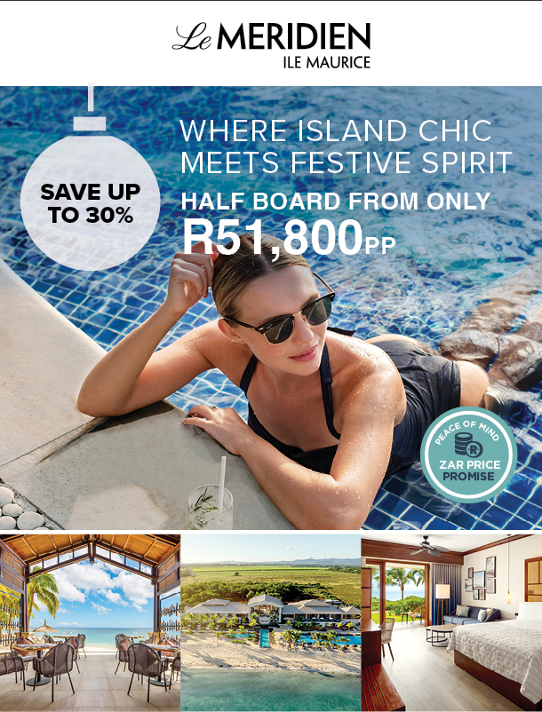 Le Meridien from R51,800pp