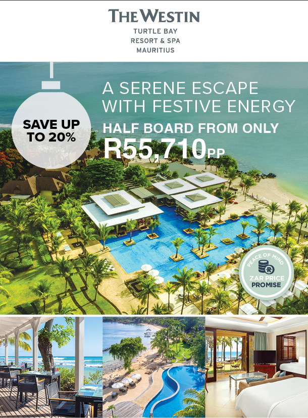 The Westin Turtle Bay from R55,710pp