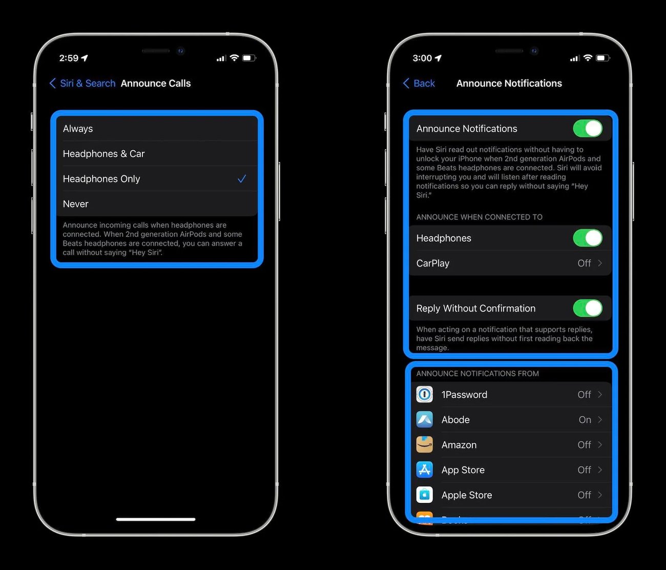 Image: AirPods announce notifications are super useful. And not available to any other headphones, for no clear reason. Image: AirPods announce notifications are super useful. And not available to any other headphones, for no clear reason.