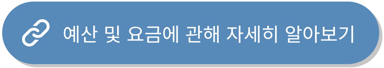"예산과 요금에 관해 자세히 알아보기"라고 쓰인 차분한 파란색의 버튼입니다.