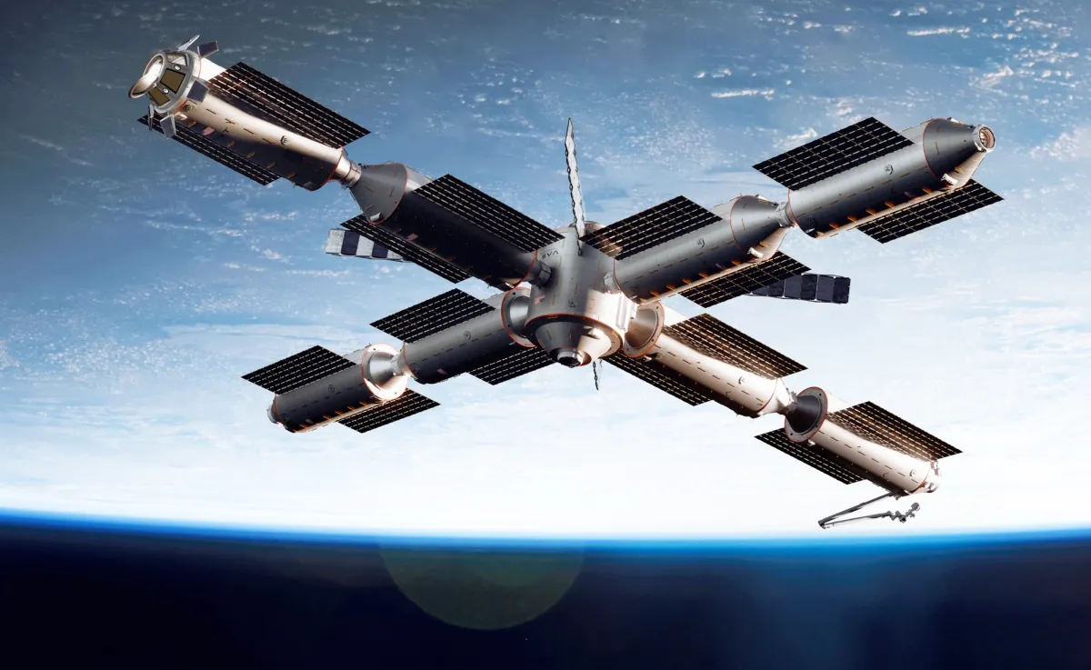 Haven-2 space station rendering