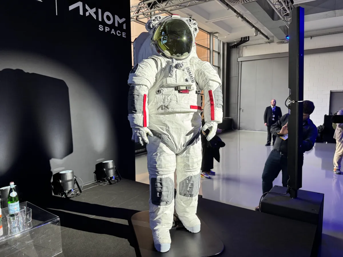 A Prada and Axiom-designed spacesuit