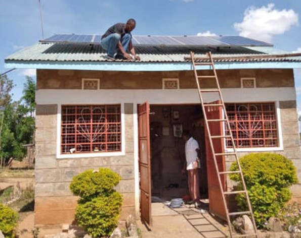 The Installation of Solar Panels at the campus