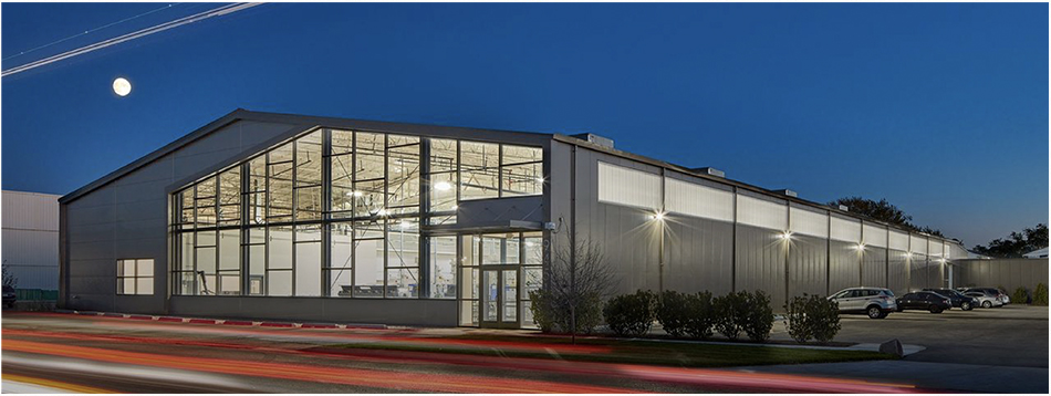 Metal Roof and Wall Cladding Modernizes an Older Manufacturing Facility Near Chicago's O'Hare Airport