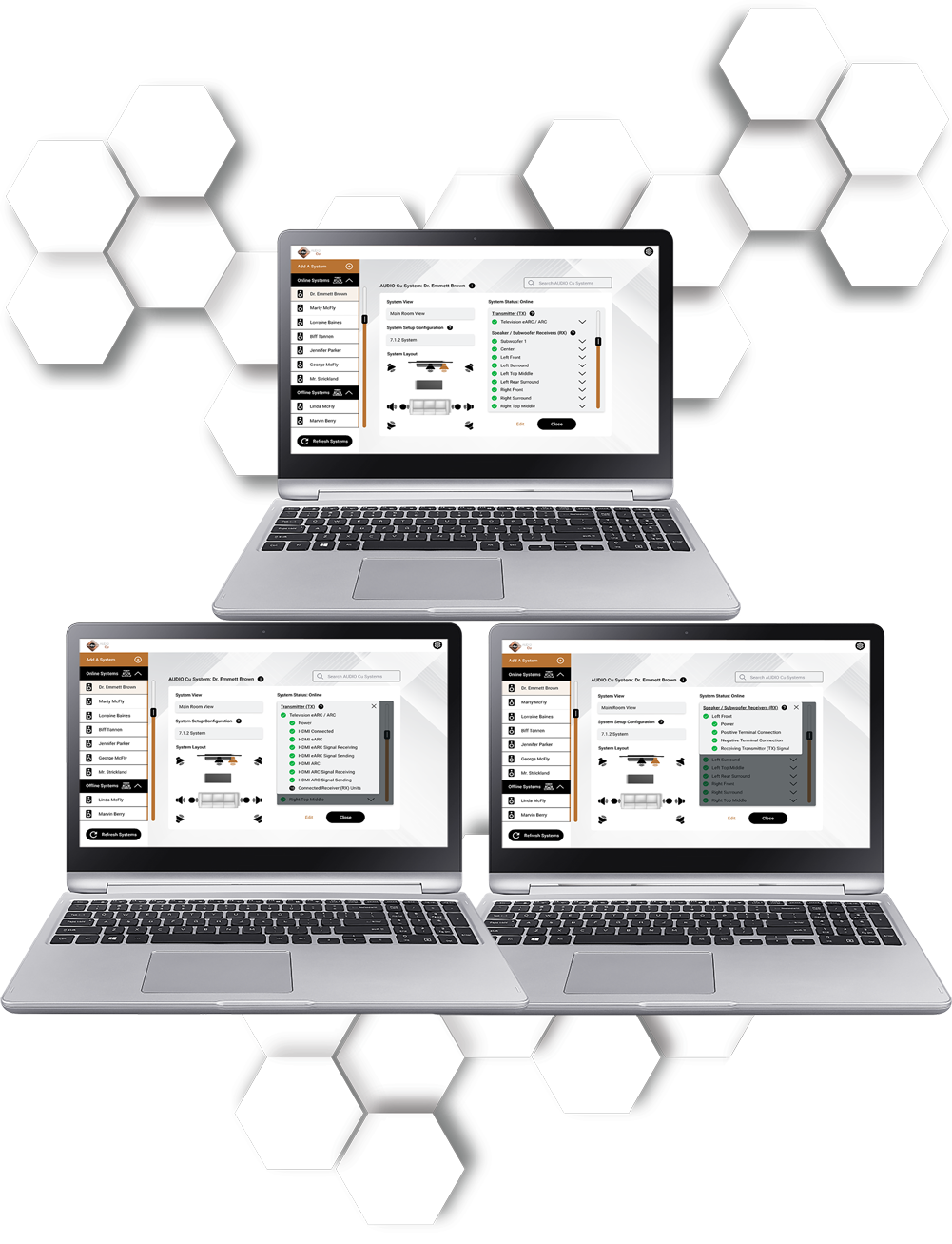 AUDIO Cu-Integrator Dashboard