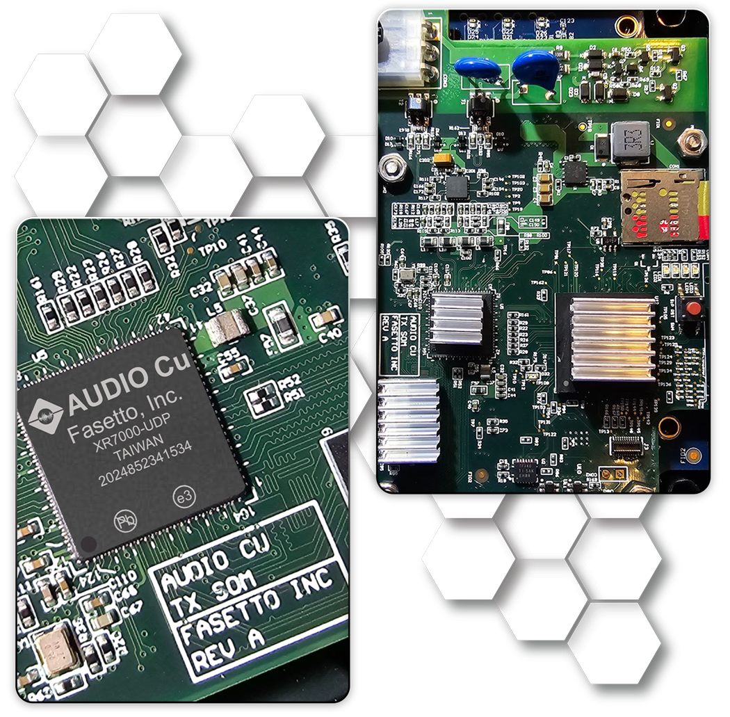 AUDIO Cu System On A Module (SoM)-A embedded sound over power product solution