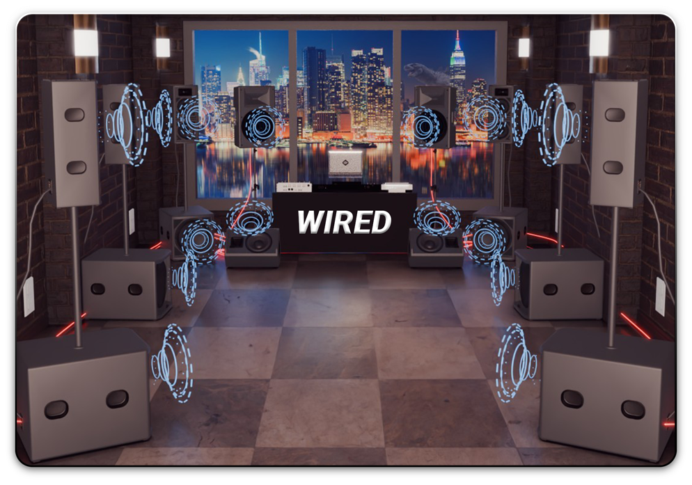 UDIO Cu Venue-A sound over power pro audio event solution